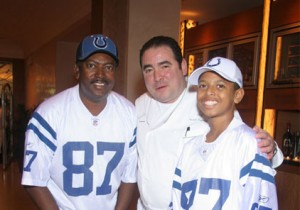 2007 Super Bowl - Emeril Lagasse with VIP Guests   